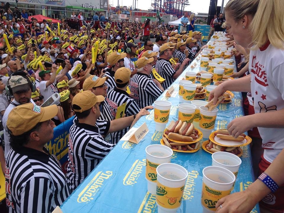Nathan's hot dog sales hat