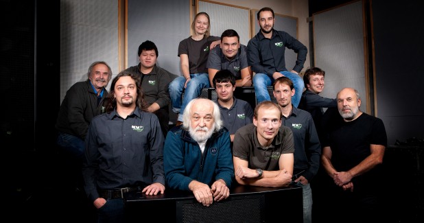 R&D team at KV2 in 2016