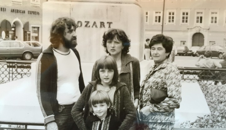 George Krampera with family in Austria 1983