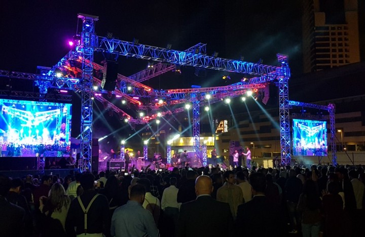 Triad Live Productions provided KV2 sound for Moments Festival in Jordan