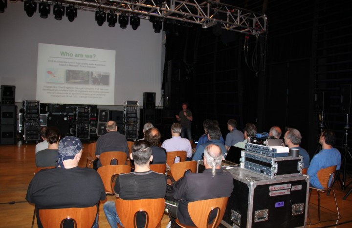 KV2 Audio product demo for the US network of Reps, Dealers and Rental Companies