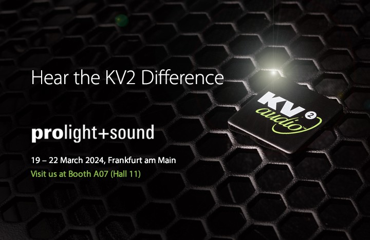 KV2 sets the stage for prolight + sound 2024