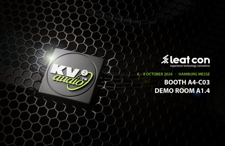 KV2 Audio at leat con 26, 6 - 8 October 2026, Hamburg