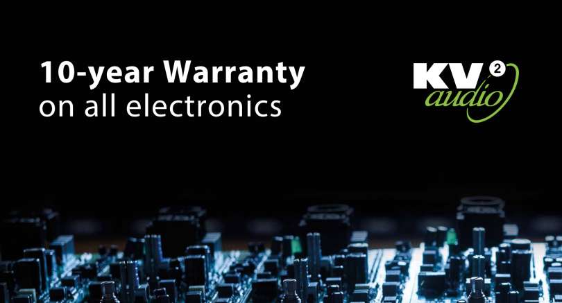 KV2 Audio 10-year Warranty2