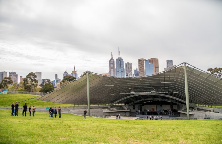 KV2 Audio Demonstrates VHD5.0 at Myer Music Bowl, Melbourne, Australia