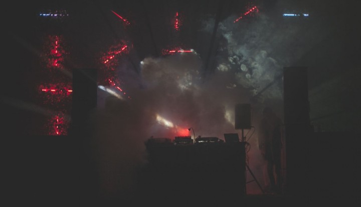 Circle of Life Cheetah and Giraffes. Photo by Joan Marcus