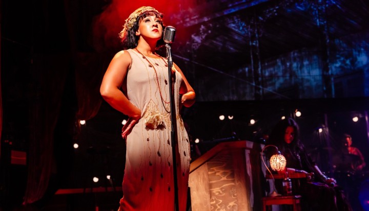 Danielle Steers as Bessie in A NIGHT WITH JANIS JOPLIN, credit Danny Kaan