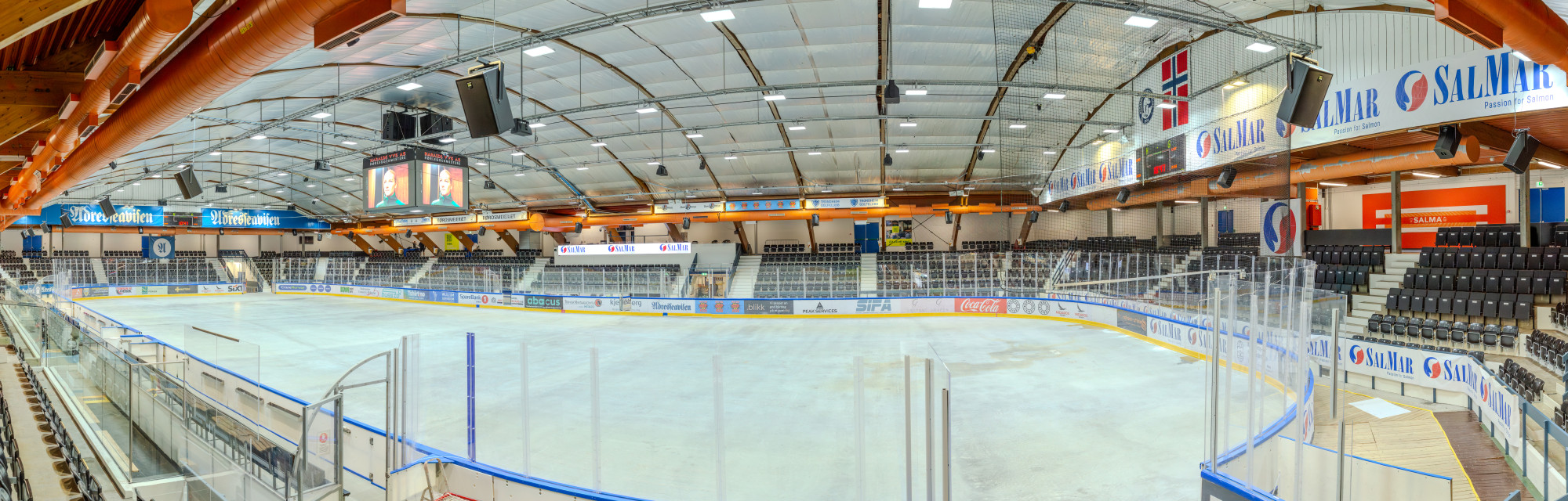 KV2 enhances control and intelligibility at Leangen Arena